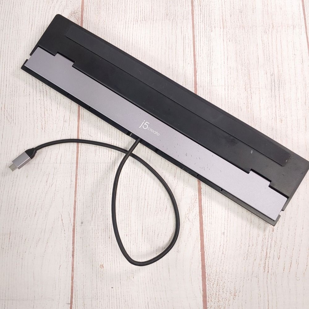 TESTED - j5create JCD533 USB-C 4K HDMI Docking Station Power Delivery - Gray